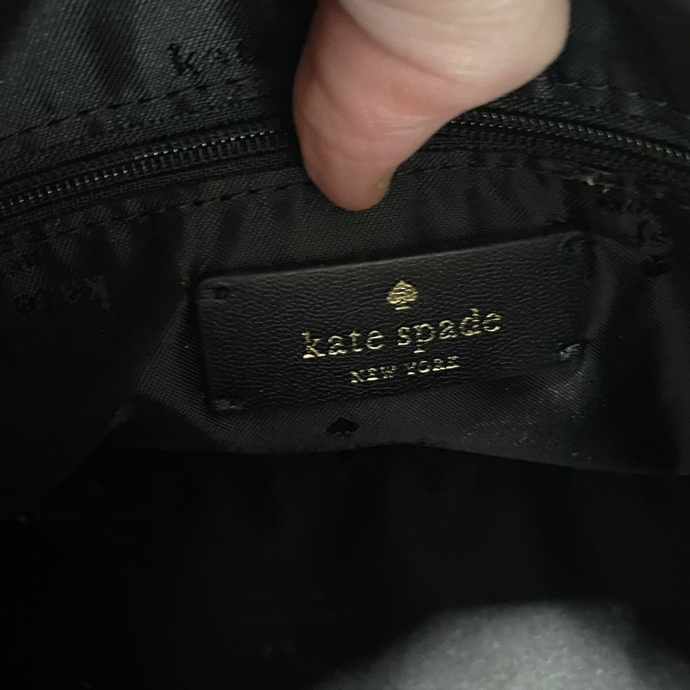 Kate Spade Black and Cream Satchel - Picture 3 of 10